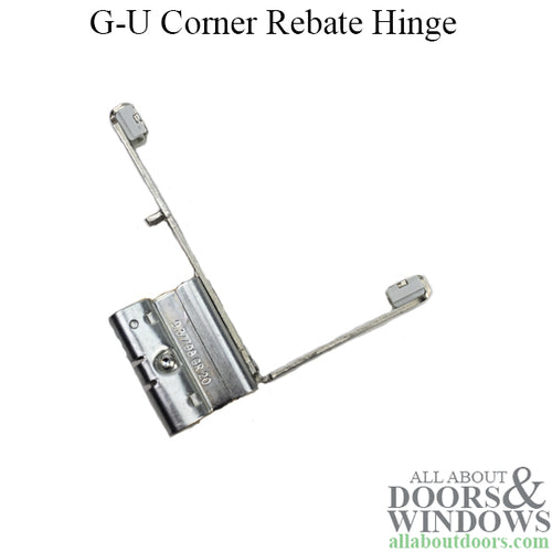 G-U Corner Rebate Hinge, UNI-JET D, 12/20-13 - G-U Corner Rebate Hinge, UNI-JET D, 12/20-13