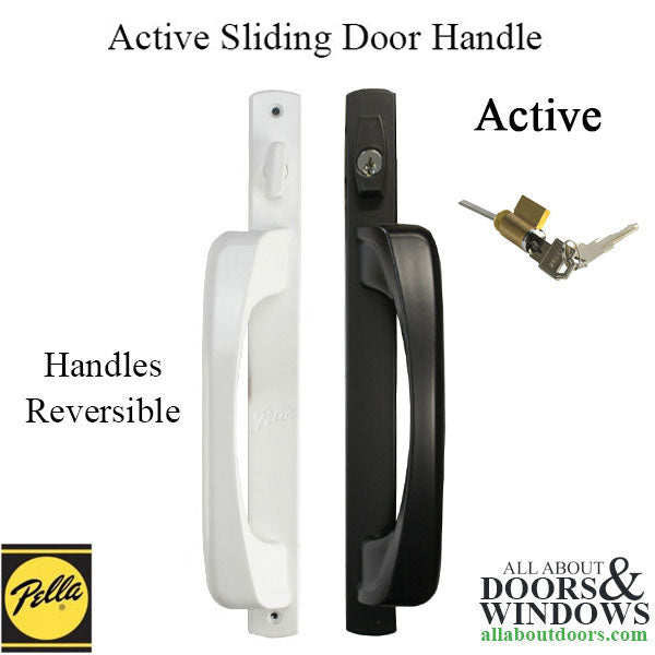 Pella Door Handle For Sliding Glass Patio Doors Interior and Exterior Keyed Door Handles - Pella Door Handle For Sliding Glass Patio Doors Interior and Exterior Keyed Door Handles