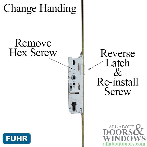 Fuhr New Style Lock Case 45/92 Multipoint or Single Point Replacement Lock Case - Fuhr New Style Lock Case 45/92 Multipoint or Single Point Replacement Lock Case