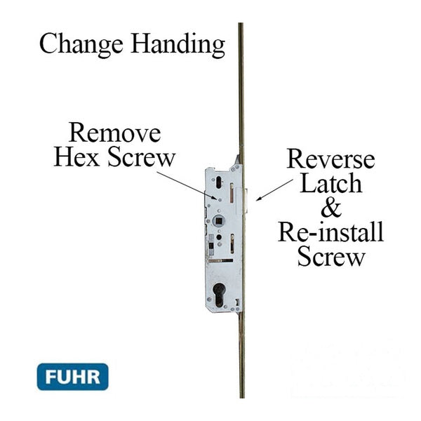 Fuhr Lock Case 35/92 New Style Multipoint or Single Point Replacement Lock Case - Fuhr Lock Case 35/92 New Style Multipoint or Single Point Replacement Lock Case