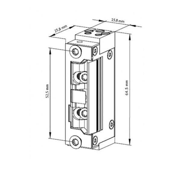 Electric Door Opener G-U ET8 AFE 9-24V - Electric Door Opener G-U ET8 AFE 9-24V