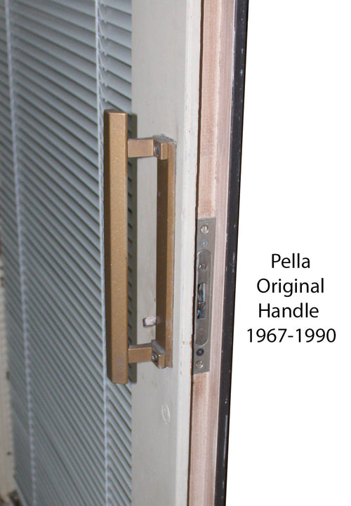 Pella  Original Sliding Door Handle Interior / Exterior Pull & Mortise Lock - Pella  Original Sliding Door Handle Interior / Exterior Pull & Mortise Lock