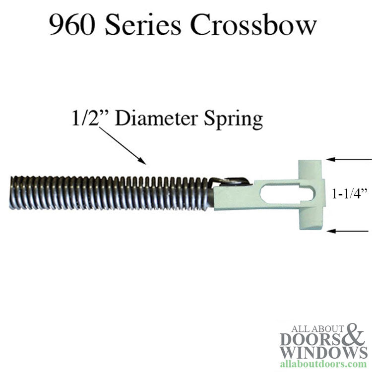 Crossbow 960SP Window Balance, 1/2 spring, 1-1/4