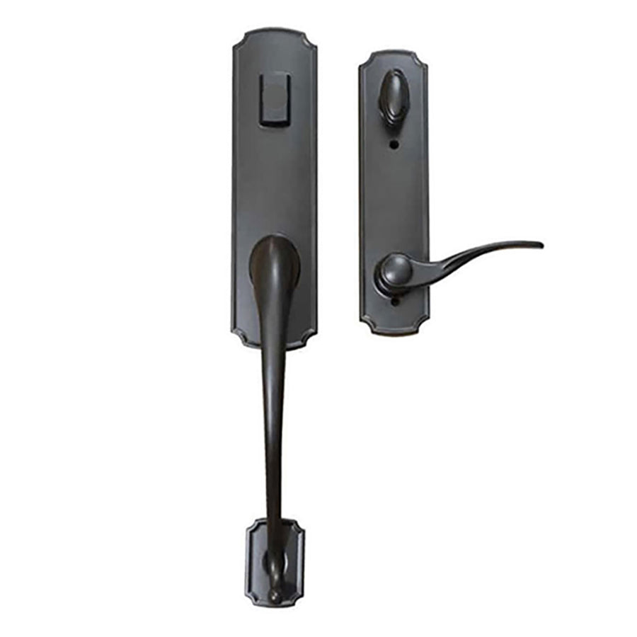 Trilennium Eclipse Dummy Handle with Grip, Left Hand, 1-3/4 Door  - Choose Color - Trilennium Eclipse Dummy Handle with Grip, Left Hand, 1-3/4 Door  - Choose Color