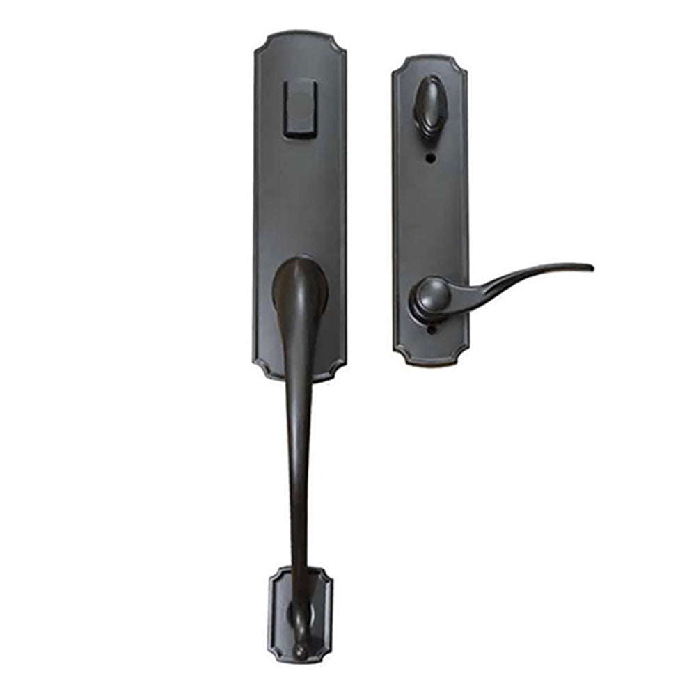 Trilennium Eclipse Dummy Handle with Grip, Left Hand, 1-3/4 Door  - Choose Color - Trilennium Eclipse Dummy Handle with Grip, Left Hand, 1-3/4 Door  - Choose Color