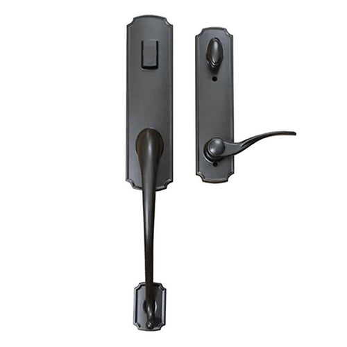 Trilennium Eclipse Dummy Handle with Grip, Left Hand, 1-3/4 Door  - Choose Color - Trilennium Eclipse Dummy Handle with Grip, Left Hand, 1-3/4 Door  - Choose Color