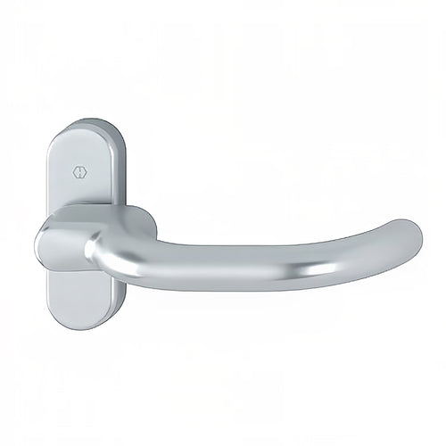 Hoppe Balcony Handle Set, Aluminum - Silver - Hoppe Balcony Handle Set, Aluminum - Silver