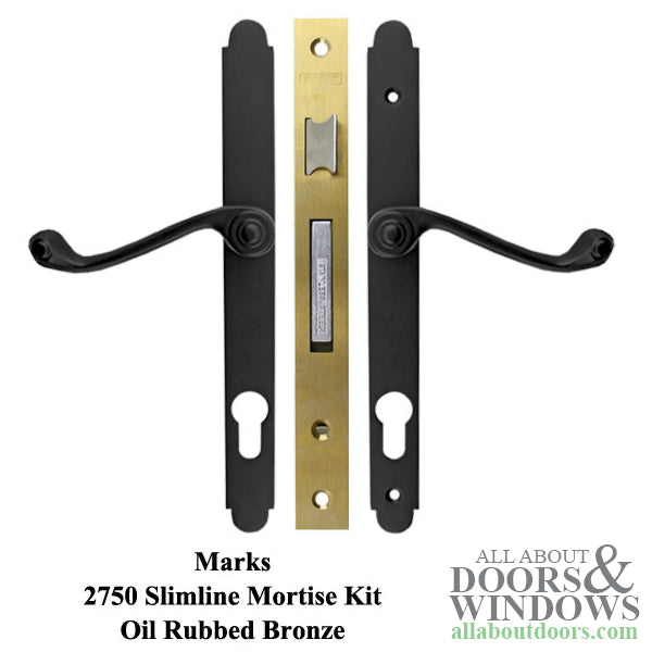 Marks Storm Door Handle Keyed on Both Sides Door Handle Marks 2750 ThinLine Storm Door Handle - Marks Storm Door Handle Keyed on Both Sides Door Handle Marks 2750 ThinLine Storm Door Handle