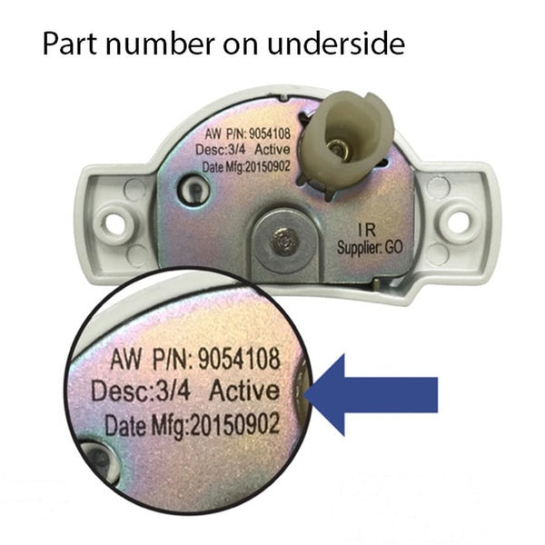Andersen A Series Sash Lock For Double Hung Sash Lock White Swivel Sash Lock - Andersen A Series Sash Lock For Double Hung Sash Lock White Swivel Sash Lock