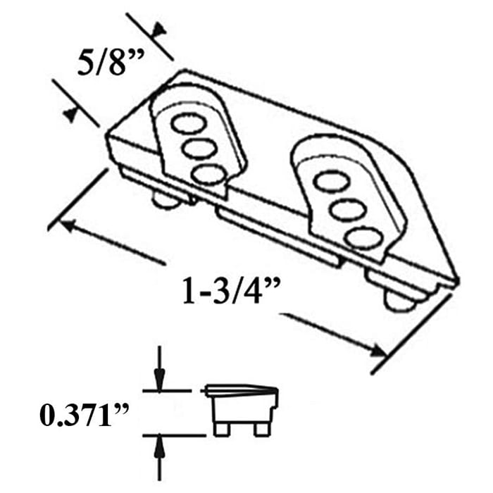Truth 40709 Keeper Maxim Interlock Roller System, .371 Thick, Adjustable Right Hand - Truth 40709 Keeper Maxim Interlock Roller System, .371 Thick, Adjustable Right Hand