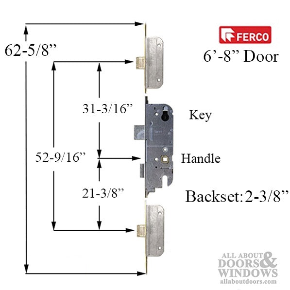 GU Security Automatic Door Lock, 6'8