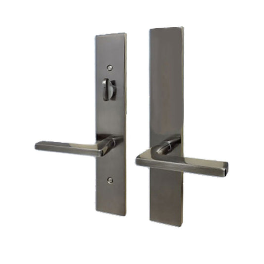 G-U Roma Handle with 55 mm Plate, Inactive with Thumbturn, Solid Brass - Choose Color