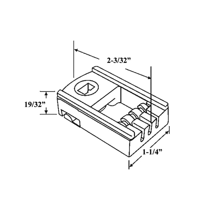 Pivot Lock Shoe - White Cam - Pivot Lock Shoe - White Cam