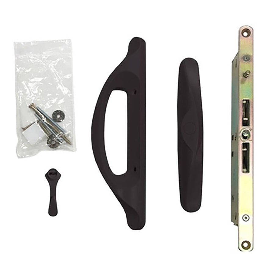 Andersen 100 series Tulsa handle set for Patio Gliding Door - Black - Andersen 100 series Tulsa handle set for Patio Gliding Door - Black