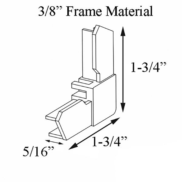 Weather Shield Storm and Window Screen Frame Corner Key - Weather Shield Storm and Window Screen Frame Corner Key