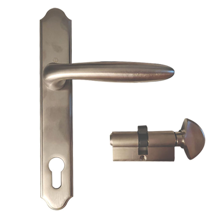 Hoppe Active Verona Handle Set M151/374N Satin Nickel - Hoppe Active Verona Handle Set M151/374N Satin Nickel