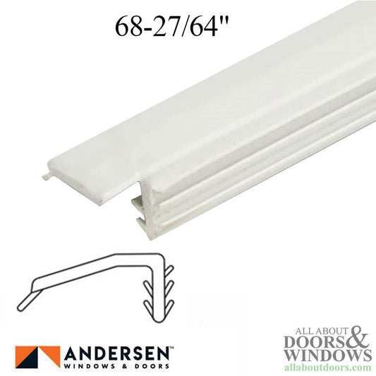 Andersen Casement and Picture Window Vinyl Bead for 1" Insulated Glass 68-27/64" - White
