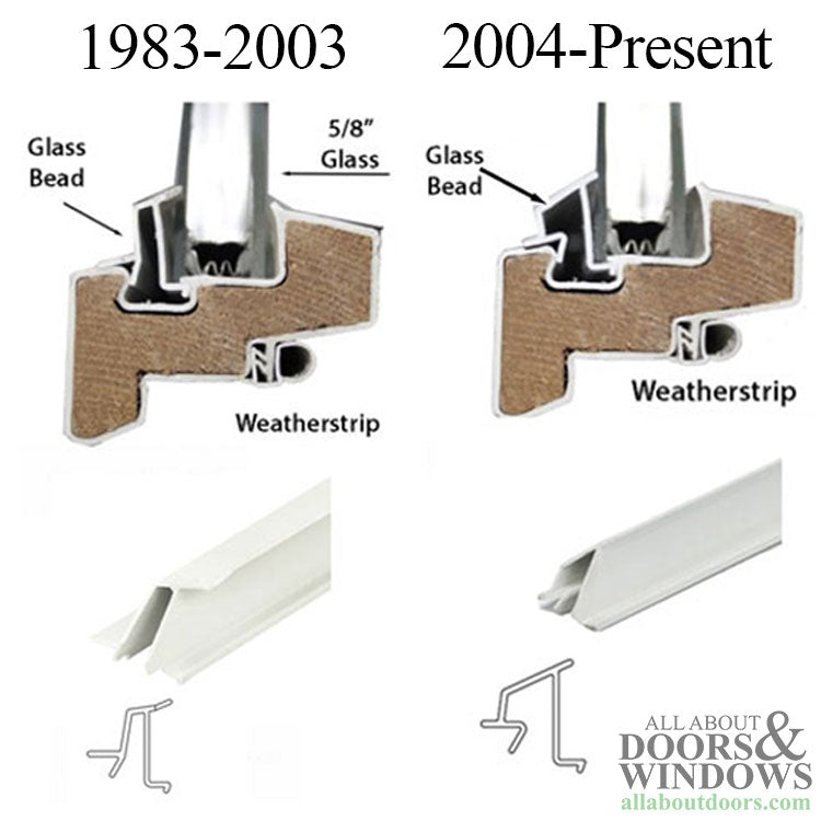 Andersen Glazing Bead, Perma-Shield Improved/E-Z 400 Series, 5/8