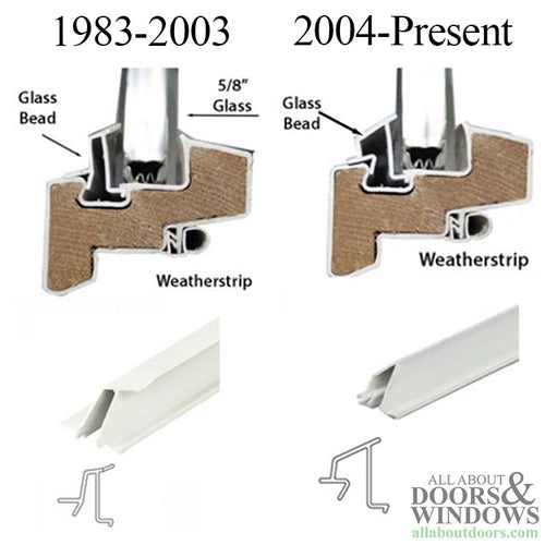 Andersen Glazing Bead, Perma-Shield Improved/E-Z 400 Series, 5/8
