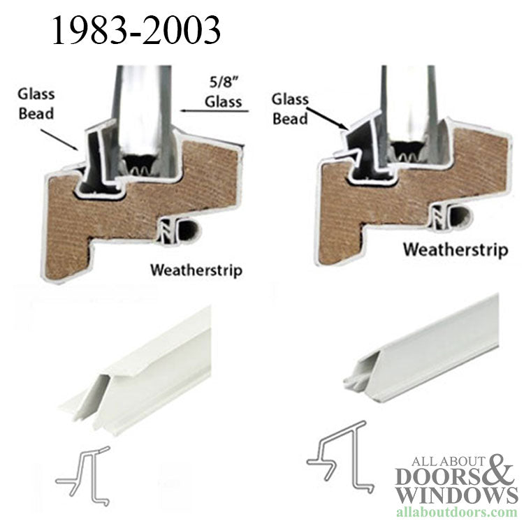 Andersen Glazing Bead, Perma-Shield Improved/E-Z 400 Series, 5/8