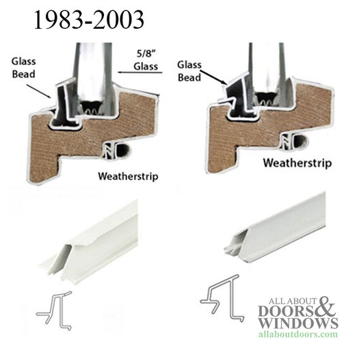 Andersen Glazing Bead, Perma-Shield Improved/E-Z 400 Series, 5/8