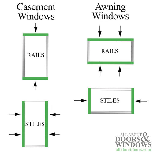 Andersen, Perma-Shield Awning / Casement Glazing Bead, 3/8