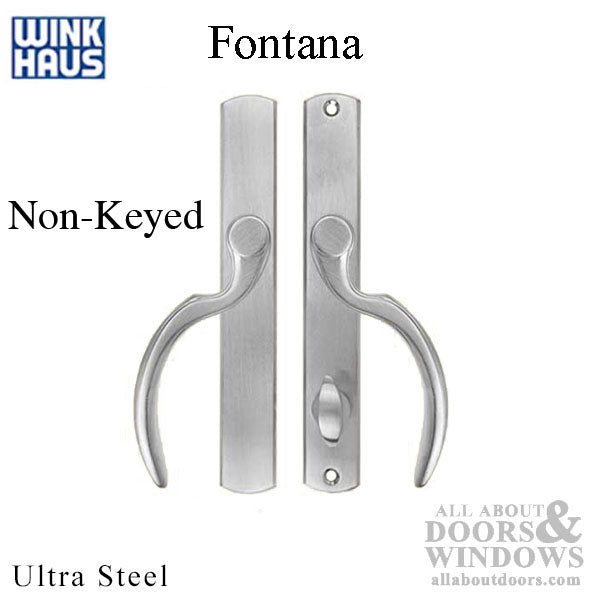 Fontana Style Winkhaus Sliding Door Handle Trim Non-Keyed - Fontana Style Winkhaus Sliding Door Handle Trim Non-Keyed