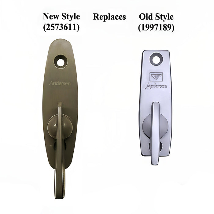 Andersen New Style Tribeca Series Interior Thumb Latch for 2 Panel Gliding Door - Stone - Andersen New Style Tribeca Series Interior Thumb Latch for 2 Panel Gliding Door - Stone