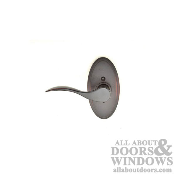 Weslock Bordeau Oval Dummy Door Lever Single Oil Rubbed Bronze Door Handle - Weslock Bordeau Oval Dummy Door Lever Single Oil Rubbed Bronze Door Handle