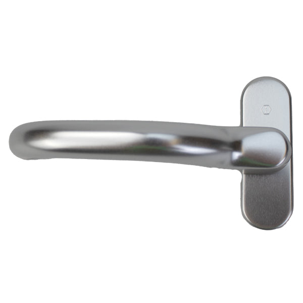 Hoppe Balcony Handle Set, Aluminum - Silver - Hoppe Balcony Handle Set, Aluminum - Silver