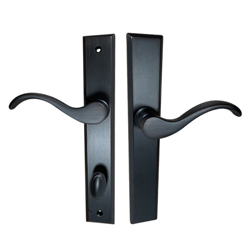 Pella Virago Passive Non-Keyed Hinged Door Handle Set Trim for Multipoint Lock - Pella Virago Passive Non-Keyed Hinged Door Handle Set Trim for Multipoint Lock