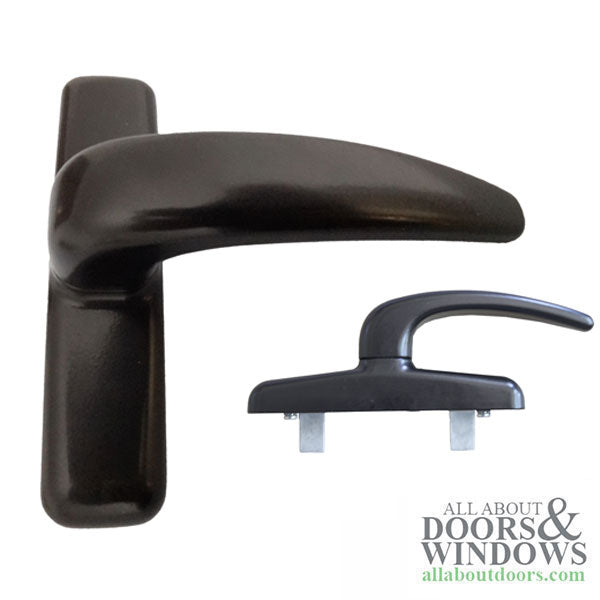 Cremonese Handle For Window Aluminum Interior, 2 Bar prong  90° Turn - Cremonese Handle For Window Aluminum Interior, 2 Bar prong  90° Turn