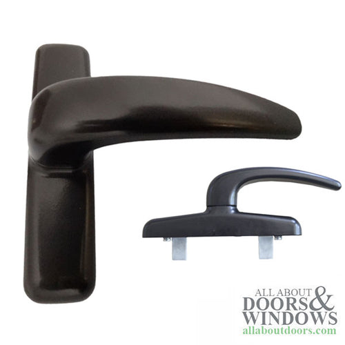 Cremonese Handle For Window Aluminum Interior, 2 Bar prong  90° Turn - Cremonese Handle For Window Aluminum Interior, 2 Bar prong  90° Turn