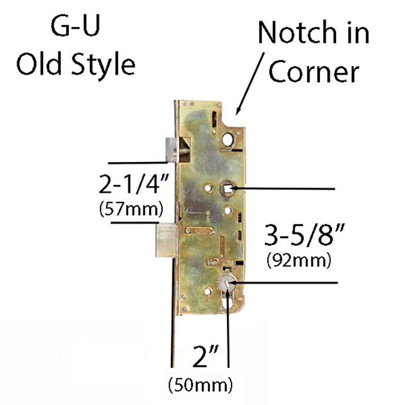 G-U Style Active Lock Case - 50mm Backset - G-U Style Active Lock Case - 50mm Backset