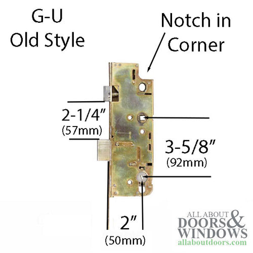G-U Style Active Lock Case - 50mm Backset - G-U Style Active Lock Case - 50mm Backset