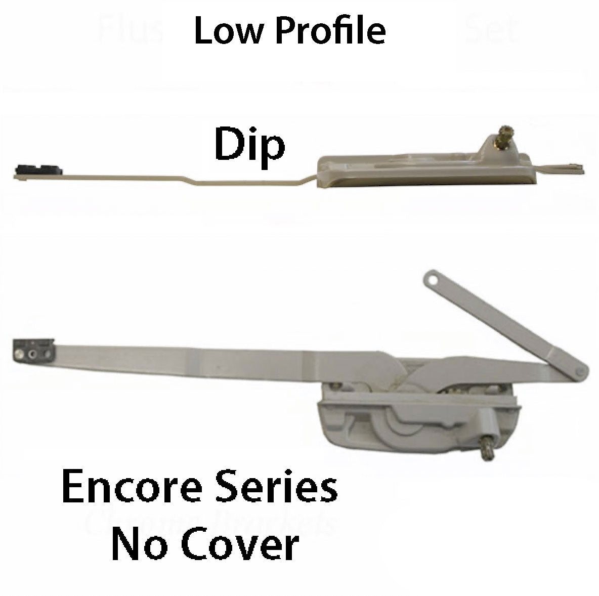 Truth Encore Dual Arm Operator, Sill Mount  Low Profile - Left Hand - Truth Encore Dual Arm Operator, Sill Mount  Low Profile - Left Hand