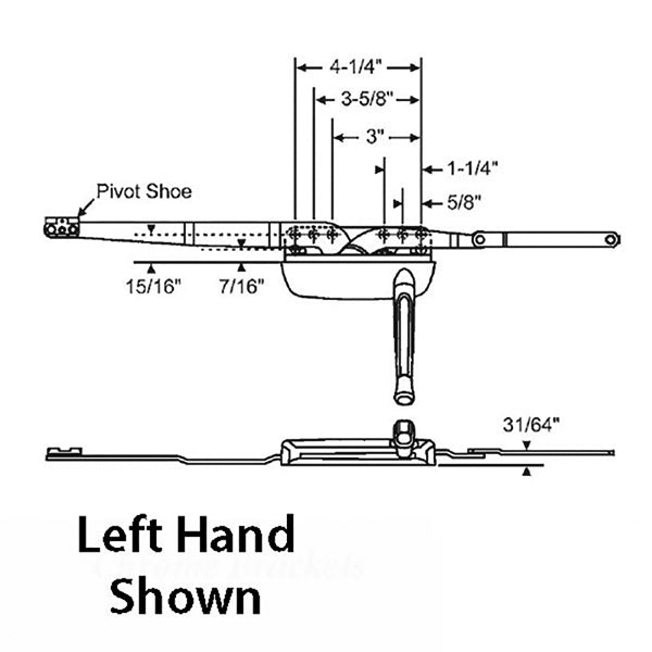 Maxim Low Profile Operator - RH - Maxim Low Profile Operator - RH