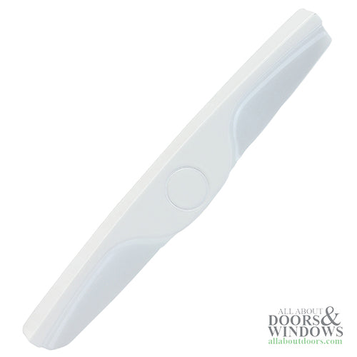 Exterior Handle, Offset screw hole pattern 3-15/16 - White - Exterior Handle, Offset screw hole pattern 3-15/16 - White