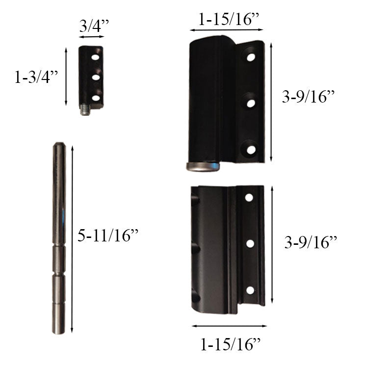 Terrace Door Clamp Hinge, 2 wings - Terrace Door Clamp Hinge, 2 wings