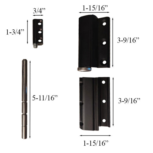 Terrace Door Clamp Hinge, 2 wings - Terrace Door Clamp Hinge, 2 wings