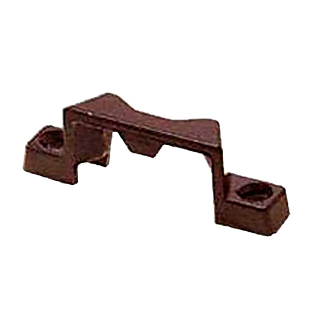 Sash Lock Keeper, 2 inch hole spacing - Bronze - Sash Lock Keeper, 2 inch hole spacing - Bronze
