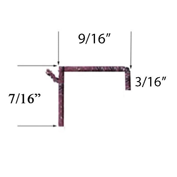 Vinyl Glazing Bead 5/8