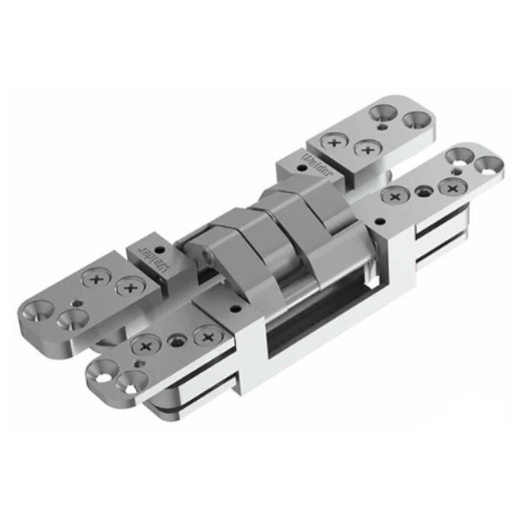 3D Adjustable Concealed Hinge, Stainless Steel - 3D Adjustable Concealed Hinge, Stainless Steel