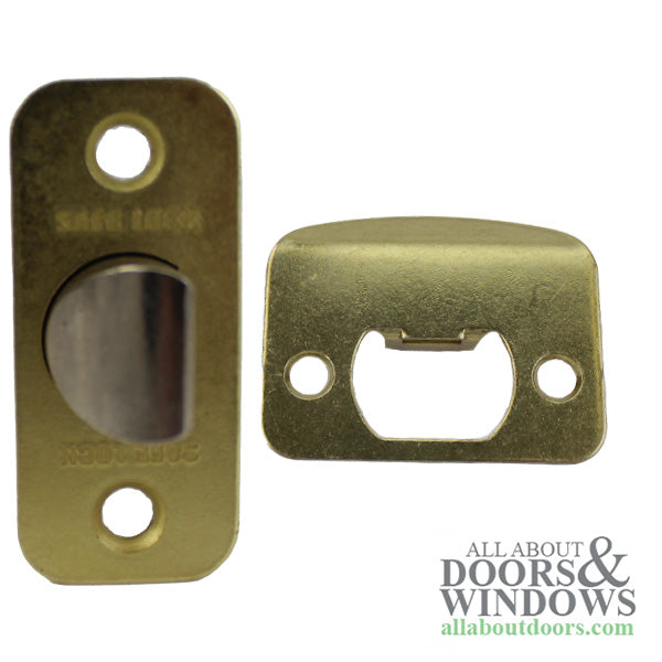 Kwikset Regina Door Knob Round Polished Brass Passage Door Handle - Kwikset Regina Door Knob Round Polished Brass Passage Door Handle