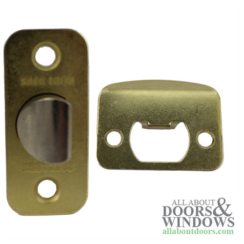 Kwikset Regina Door Knob Round Polished Brass Passage Door Handle - Kwikset Regina Door Knob Round Polished Brass Passage Door Handle