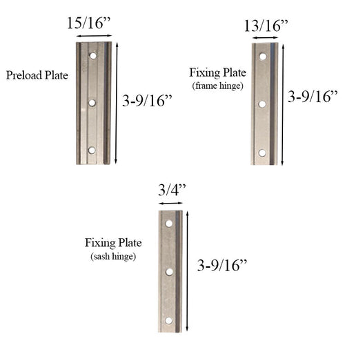 Terrace Door Clamp Hinge, 2 wings - Terrace Door Clamp Hinge, 2 wings