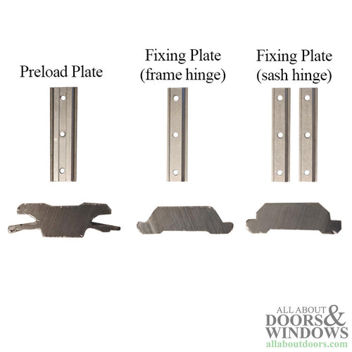 Terrace Door Clamp Hinge, 2 wings - Terrace Door Clamp Hinge, 2 wings
