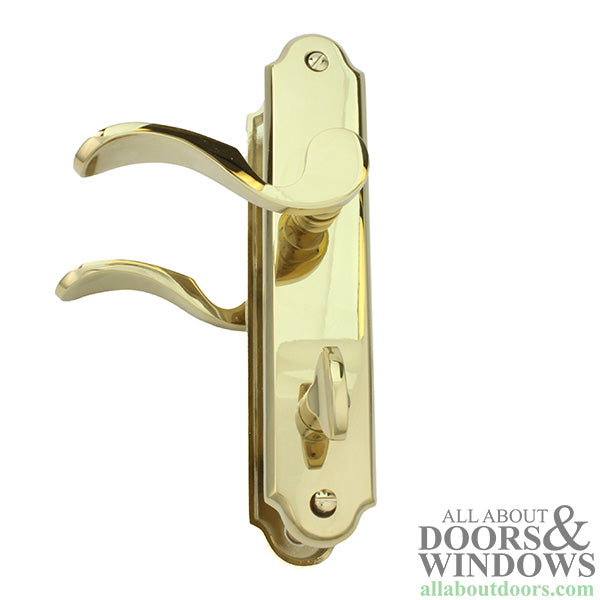 Multipoint Lock Handle Set, 45mm Plate, Active, Keyed with Thumbturn (Lever Above Cylinder) - Multipoint Lock Handle Set, 45mm Plate, Active, Keyed with Thumbturn (Lever Above Cylinder)