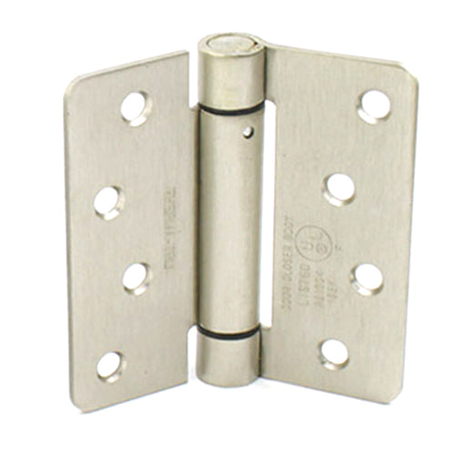 Spring Hinge 4x4, 1/4 Radius Corner, Standard, Steel - BSN - Spring Hinge 4x4, 1/4 Radius Corner, Standard, Steel - BSN