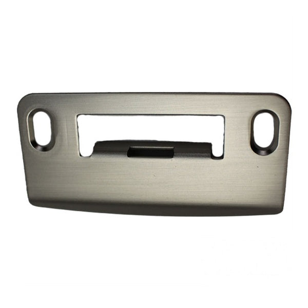 Multipoint Lock Strike Plate with Adjustable Tab – Brushed Nickel - Multipoint Lock Strike Plate with Adjustable Tab – Brushed Nickel